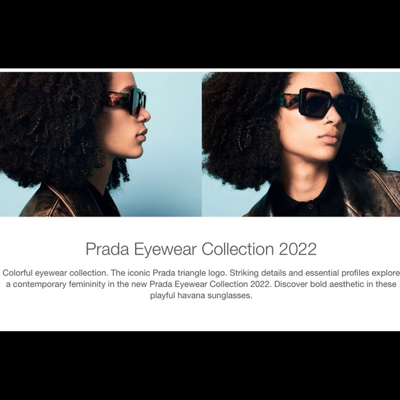 PRADA COLORFUL COLLECTION WITH THE ICONIC PRADA TRIANGLE LOGO 2022 SUNGLASSES - Picture 15 of 16